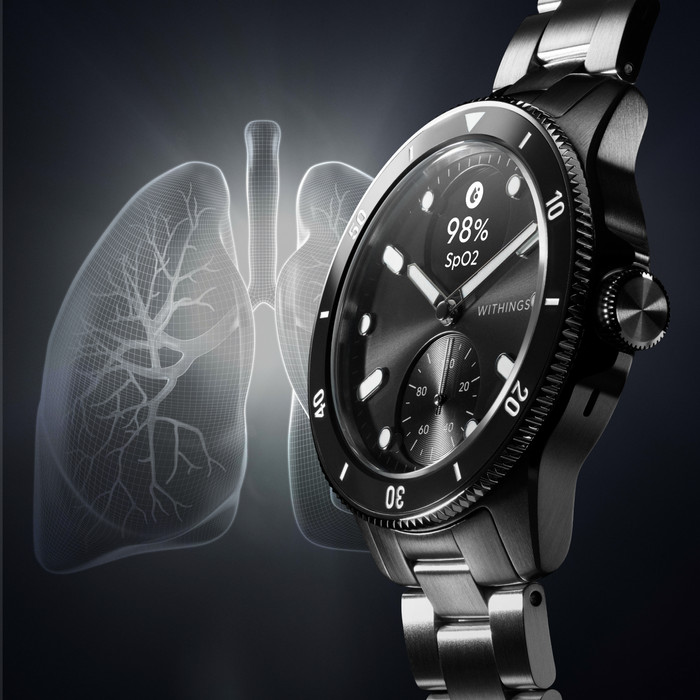 Withings Scanwatch Nova Zwart product in gebruik