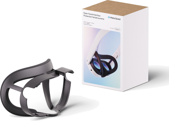 Meta Quest 3 Open Face Pad combined product