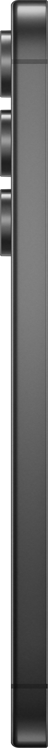Samsung Galaxy S24 FE 128GB Grijs 5G + Clear View Book Case Zwart linkerkant