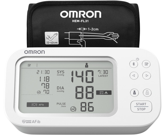 Omron X7 Smart AFib front