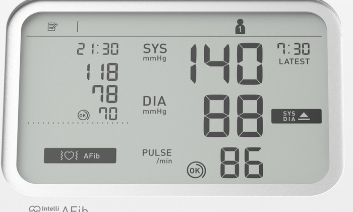 Omron X7 Smart AFib detail