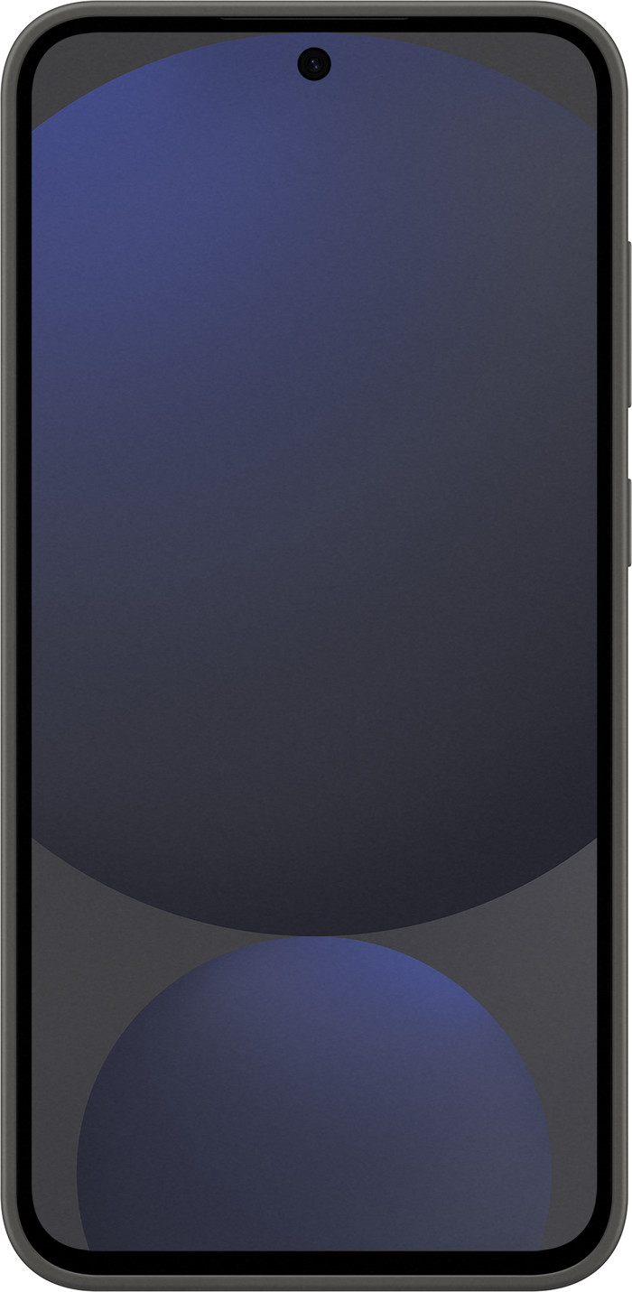 Samsung Galaxy S24 FE Siliconen Back Cover Zwart voorkant