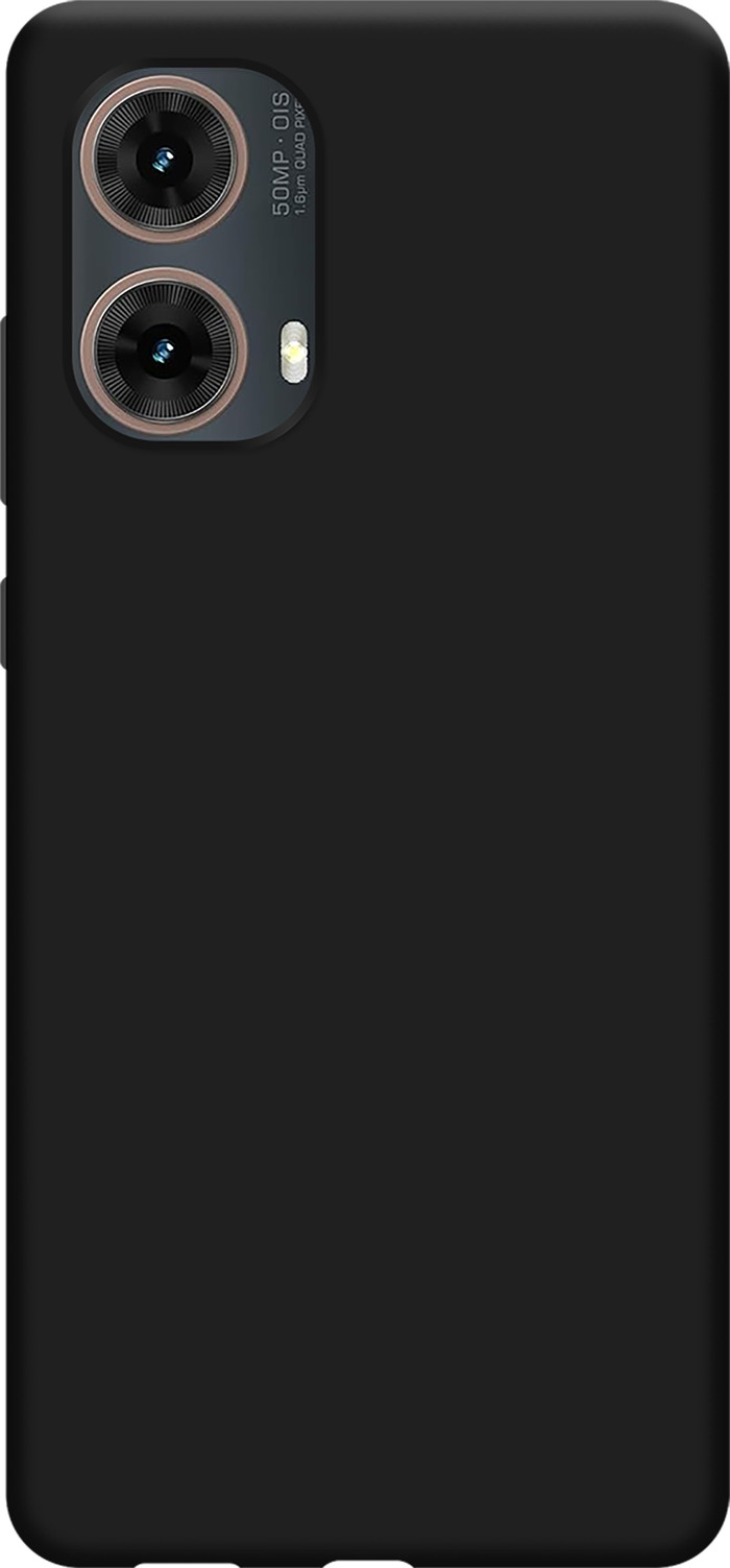 Just in Case Soft Design Motorola Moto G85 Back Cover Zwart Main Image