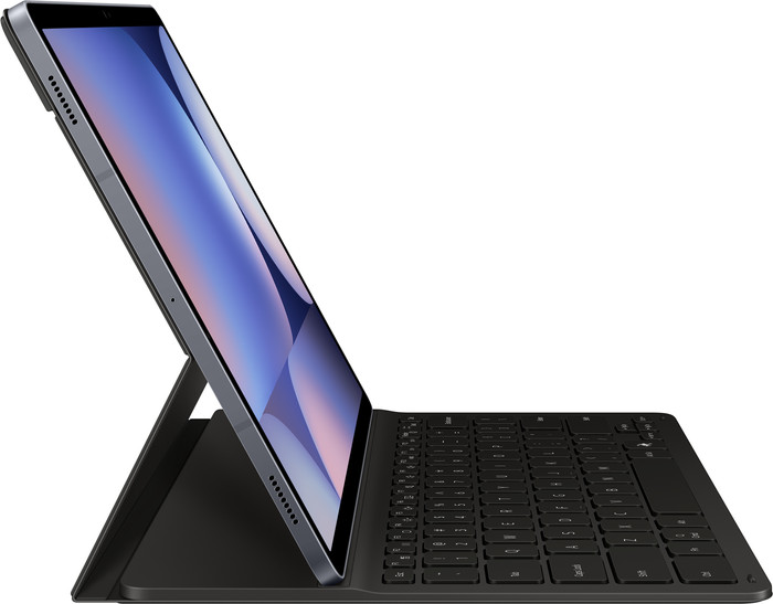 Samsung Galaxy Tab S10 Plus / S9 Plus / S9 FE Plus Slim Toetsenbord Hoes QWERTY Zwart linkerkant