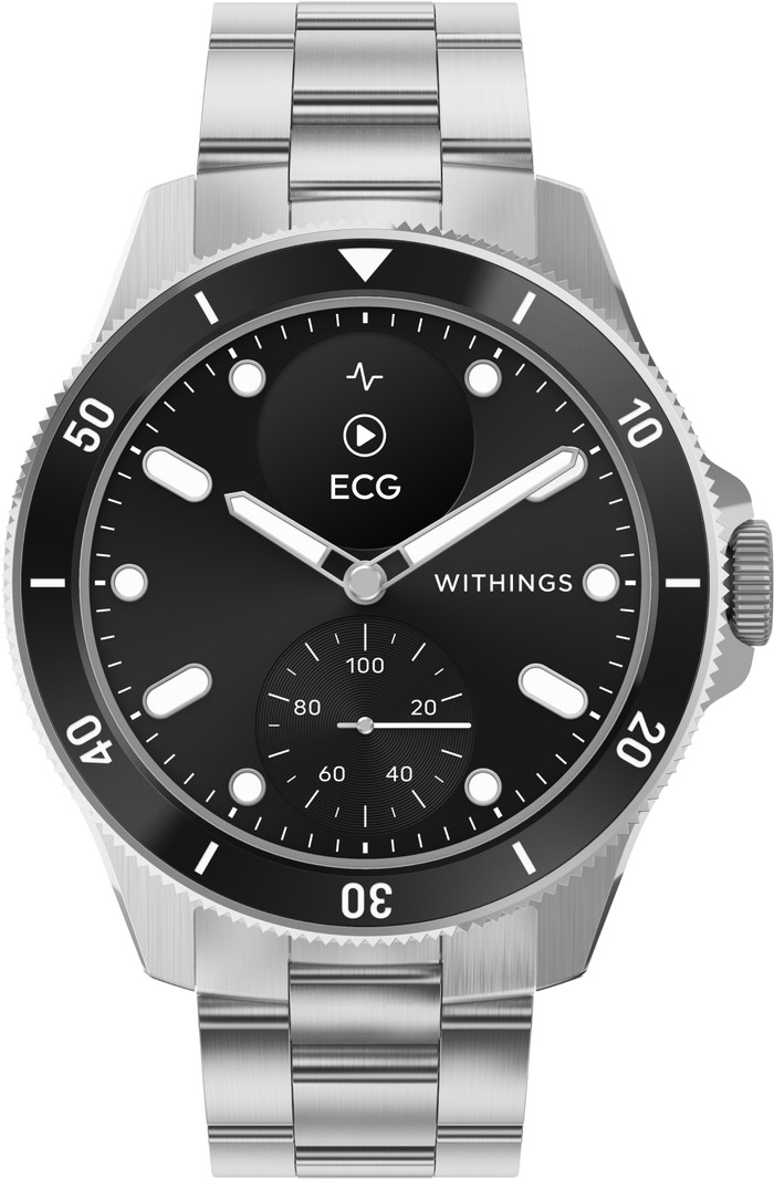 Withings Scanwatch Nova Zwart voorkant