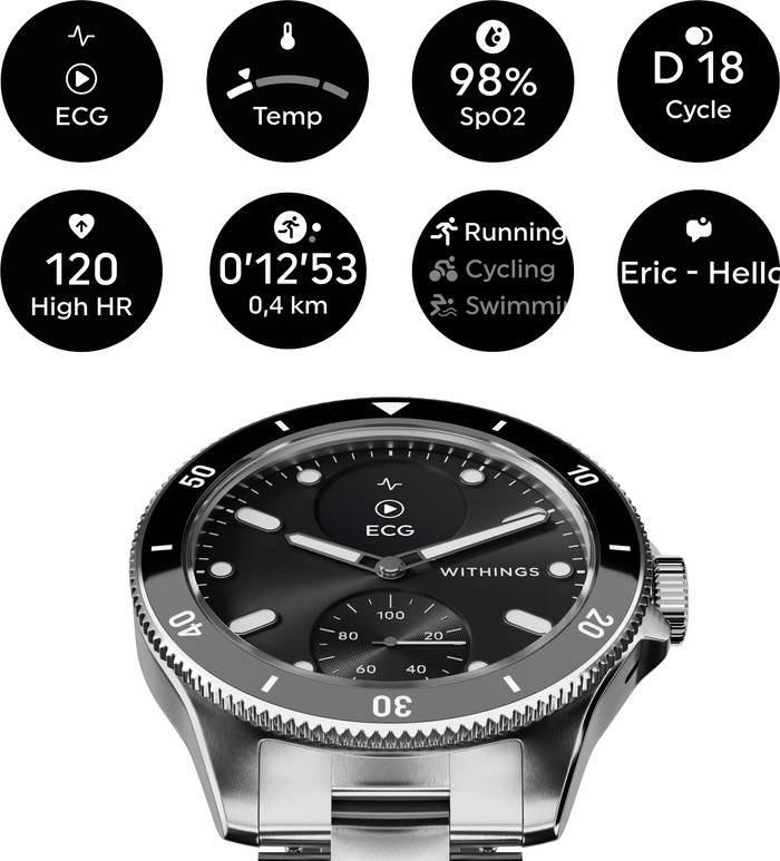 Withings Scanwatch Nova Zwart visual leverancier