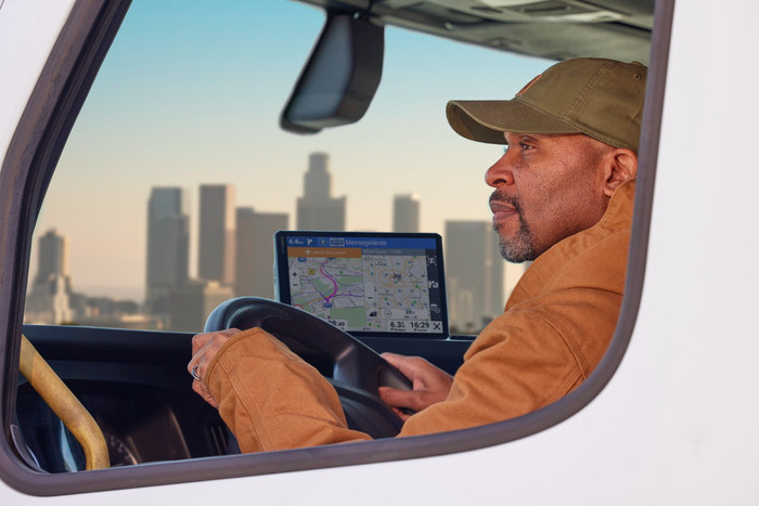 Garmin Dezl LGV720 Truck Europa + Zuid-Afrika product in gebruik
