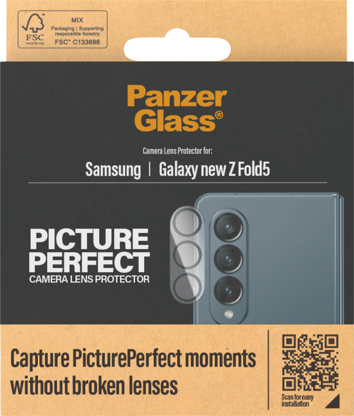 PanzerGlass PicturePerfect Samsung Galaxy Z Fold 6 Camera Lens Protector Glas verpakking