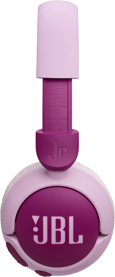 JBL JR320BT Mauve côté gauche