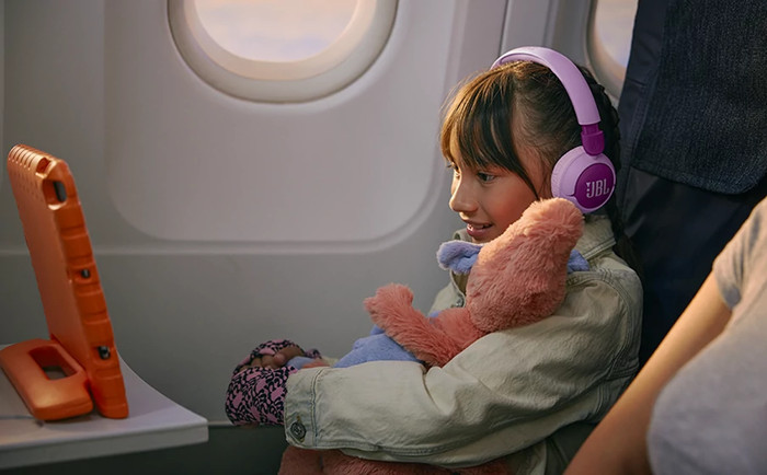 JBL JR320BT Mauve produit à l'usage