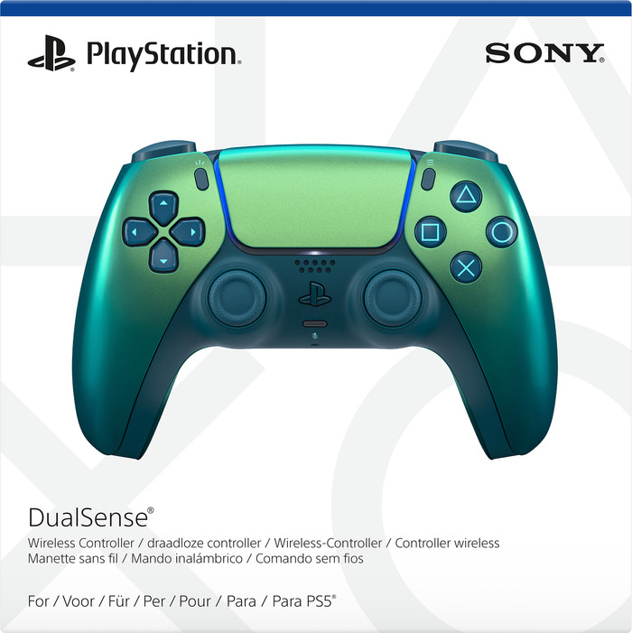 PlayStation 5 DualSense Wireless Controller Chroma Teal packaging