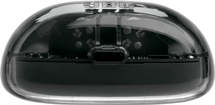 JBL Tune Beam 2 Ghost Zwart onderkant