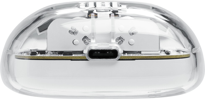 JBL Tune Beam 2 Ghost Wit onderkant