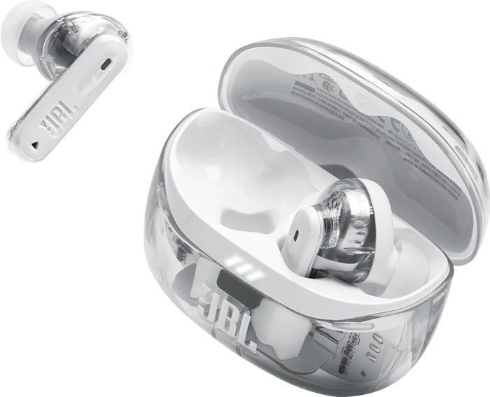 JBL Tune Beam 2 Ghost Wit voorkant