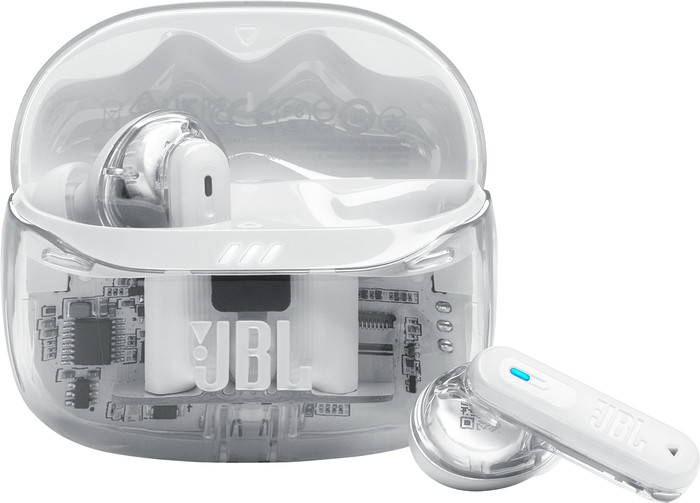 JBL Tune Beam 2 Ghost Wit voorkant