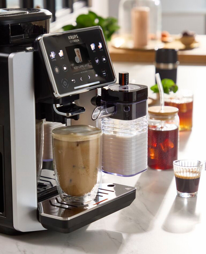 Krups Sensation Elite EA917E product in gebruik