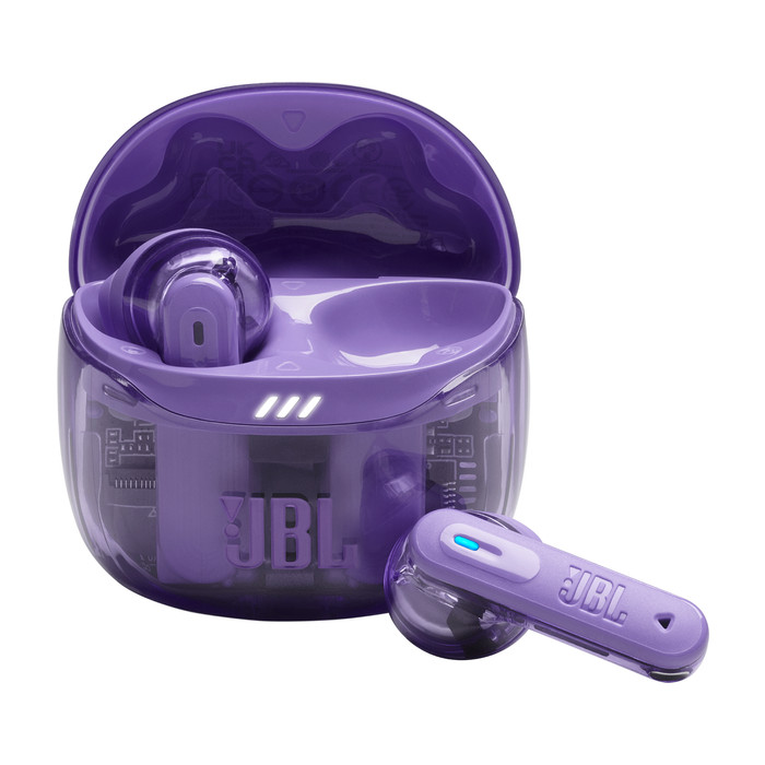 JBL Tune Flex 2 Ghost Paars voorkant