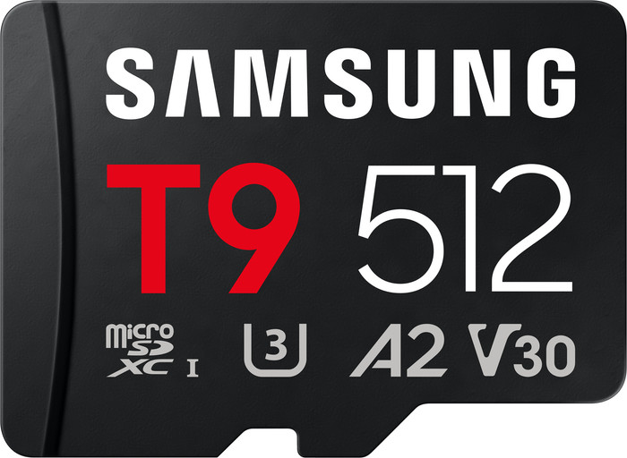 Samsung MicroSDXC T9 512GB 200MB/s Main Image