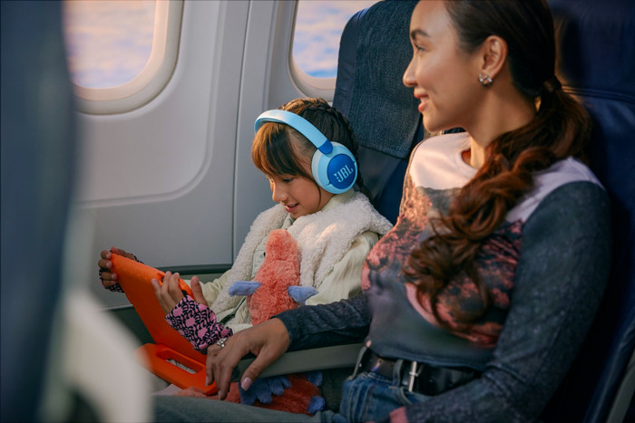 JBL JR470NC Bleu produit à l'usage