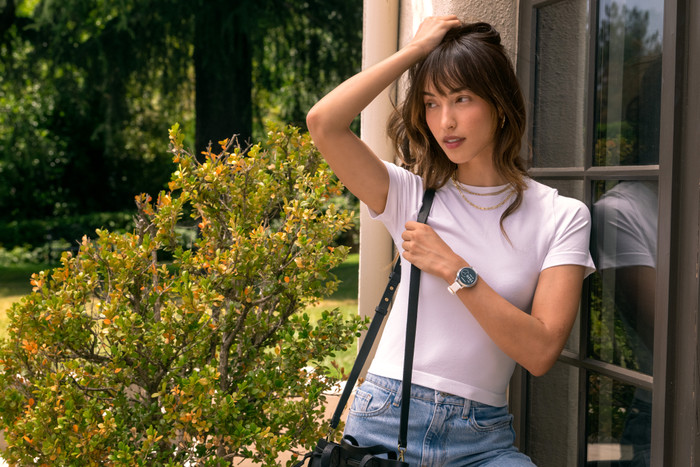 Garmin Lily 2 Active Goud product in gebruik