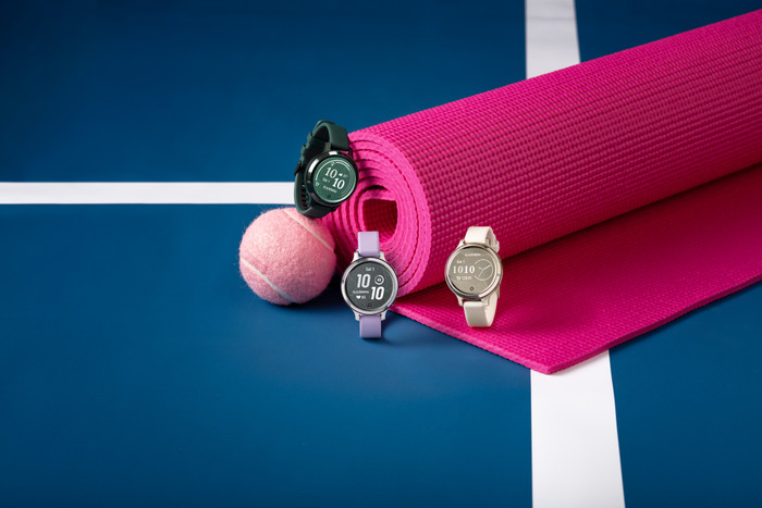 Garmin Lily 2 Active Goud product in gebruik