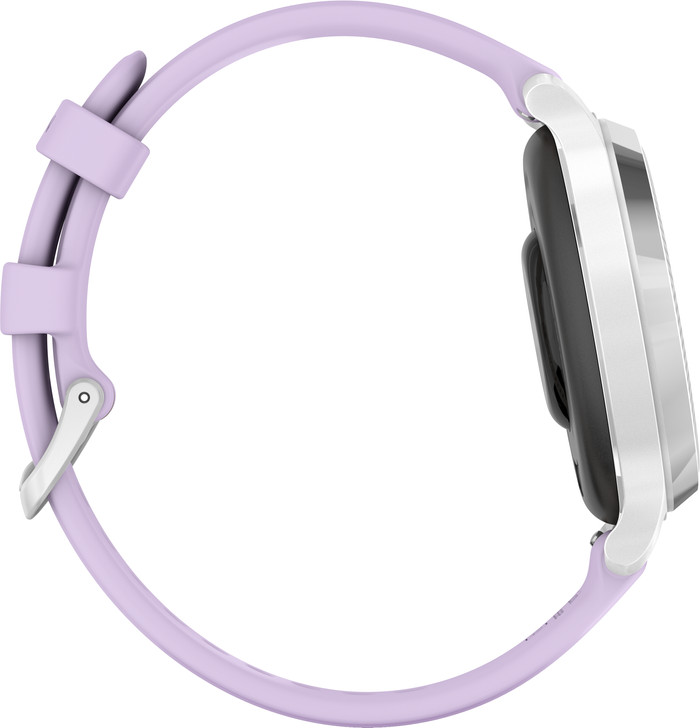 Garmin Lily 2 Active Zilver/Paars linkerkant