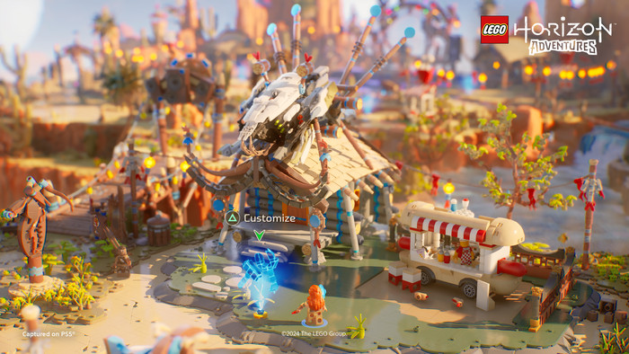 LEGO Horizon Adventures PS5 product in gebruik