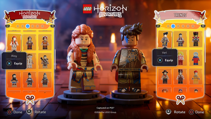LEGO Horizon Adventures PS5 product in gebruik
