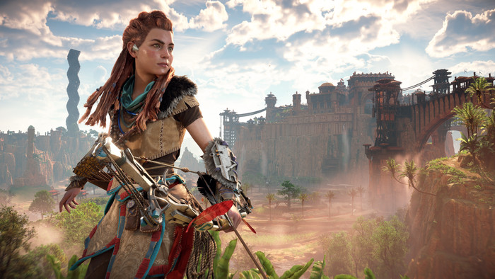Horizon Zero Dawn Remastered PS5 product in gebruik