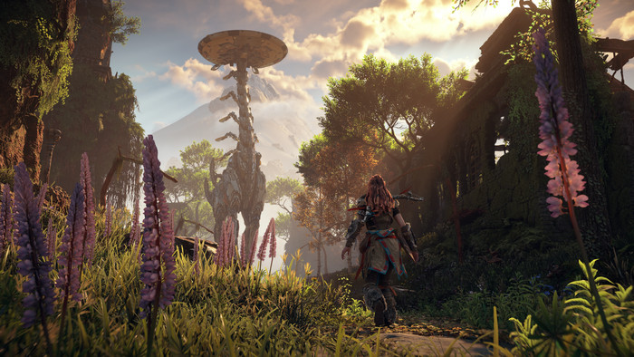 Horizon Zero Dawn Remastered PS5 product in gebruik