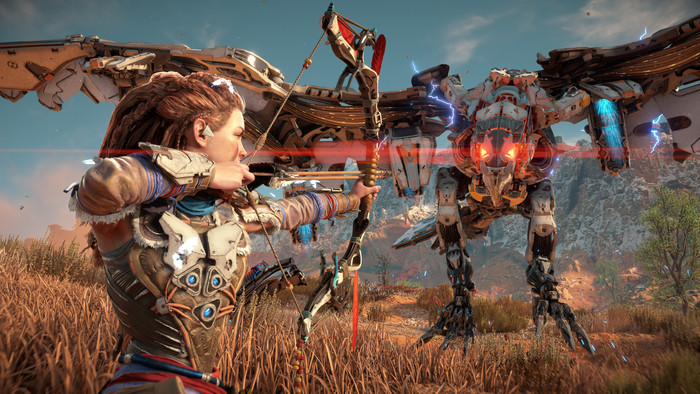 Horizon Zero Dawn Remastered PS5 product in gebruik
