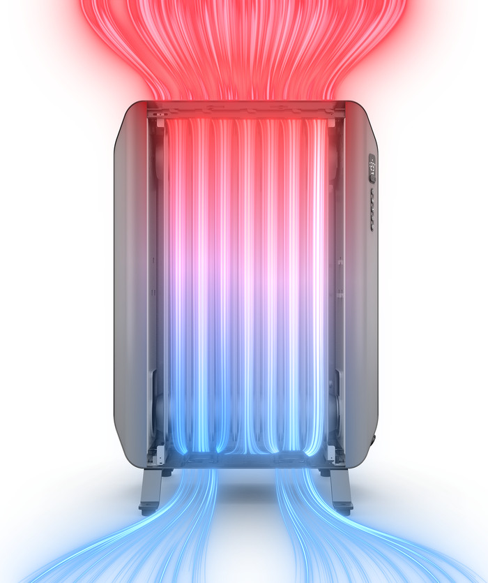 Duux Edge Olie Radiator 2000W Grijs visual leverancier