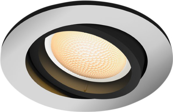 Philips Hue Milliskin Recessed Spot Light White Ambiance - Round - Aluminum Main Image