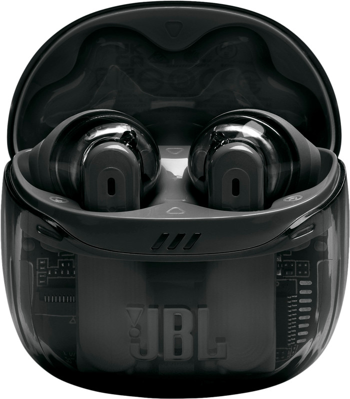 JBL Tune Flex 2 Ghost Zwart voorkant