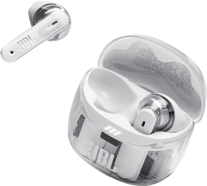 JBL Tune Flex 2 Ghost Wit voorkant