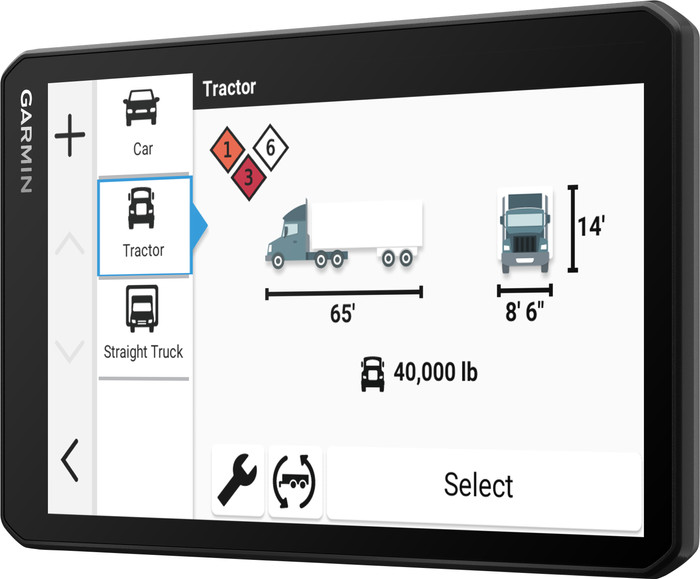 Garmin Dezl LGV720 Truck Europa + Zuid-Afrika rechterkant
