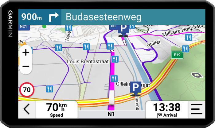 Garmin Dezl LGV720 Truck Europa + Zuid-Afrika voorkant