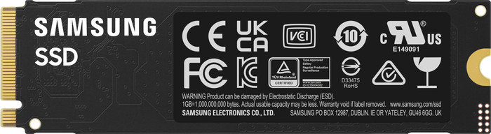 Samsung 990 Evo Plus 2TB NVMe SSD back