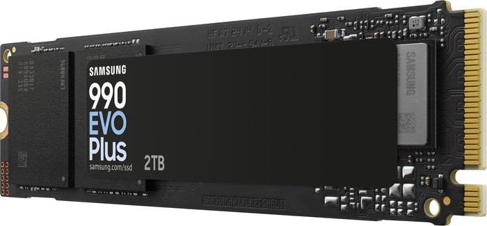 Samsung 990 Evo Plus 2TB NVMe SSD right side