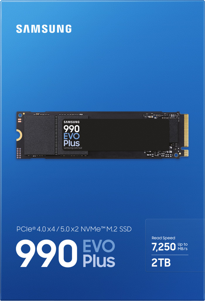 Samsung 990 Evo Plus 2TB NVMe SSD Coolblue Solid state drives