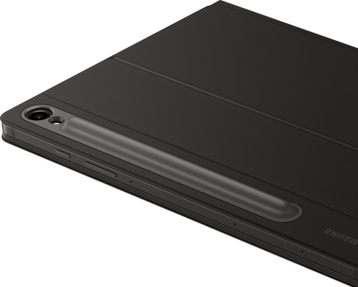 Samsung Galaxy Tab S9/S9 FE/S10 FE Toetsenbord Hoes QWERTY Zwart achterkant