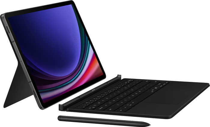 Samsung Galaxy Tab S9/S9 FE/S10 FE Toetsenbord Hoes QWERTY Zwart detail