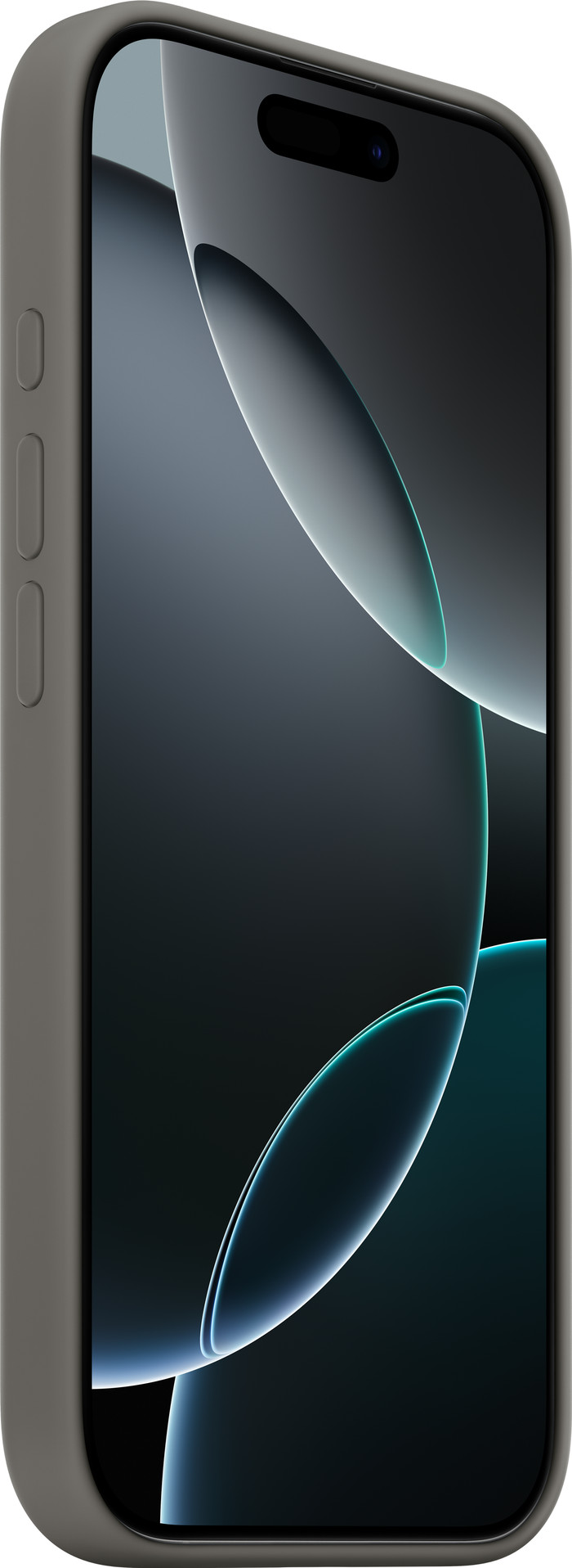 Apple iPhone 16 Pro Back Cover met MagSafe Rotsgrijs voorkant