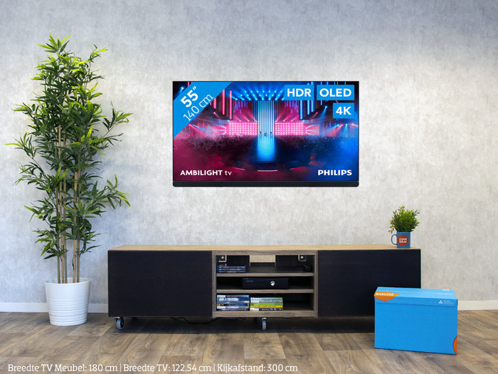 Philips Ambilight TV 55OLED909 visual Coolblue 1