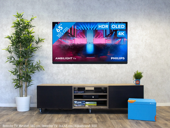 Philips Ambilight TV 65OLED909 visual Coolblue 1