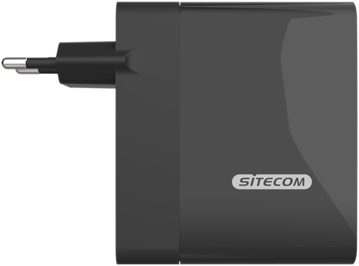Sitecom 140W Power Delivery Wall Charger with LED Display right side