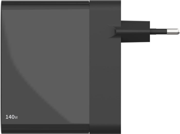 Sitecom 140W Power Delivery Wall Charger with LED Display left side