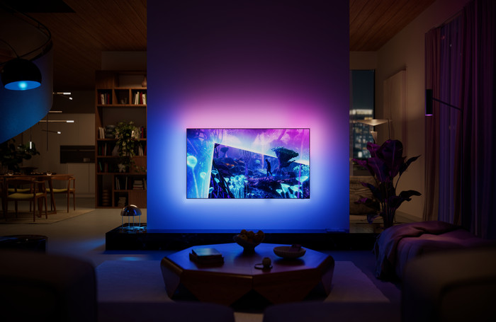 Philips Ambilight 65" OLED951 (2026) product in gebruik
