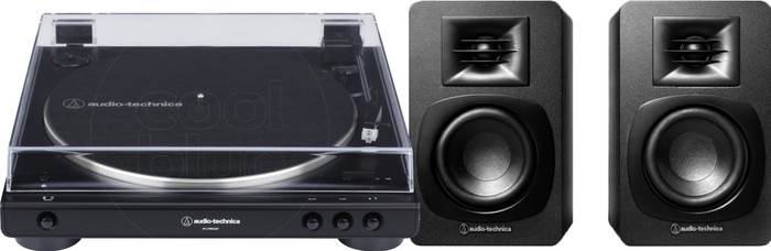 Audio-Technica AT-LP60XBTBK + Audio-Technica ATH-SP3X Black Main Image