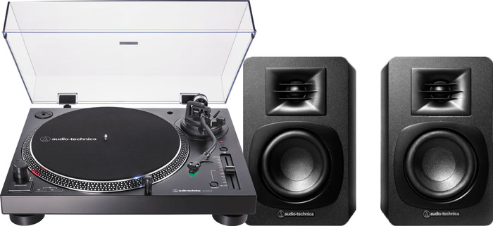 Audio-Technica AT-LP120XBT + Audio-Technica ATH-SP3X Black Main Image